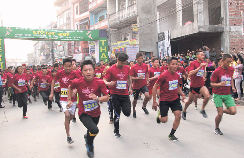 धरानमा रनमा शनिबार ४ हजार जना दौडिँदै